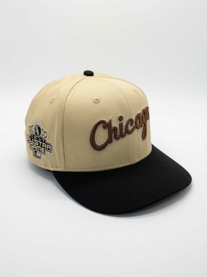 New Era Chicago White Sox Wordmark Mocha Mousse 9FIFTY