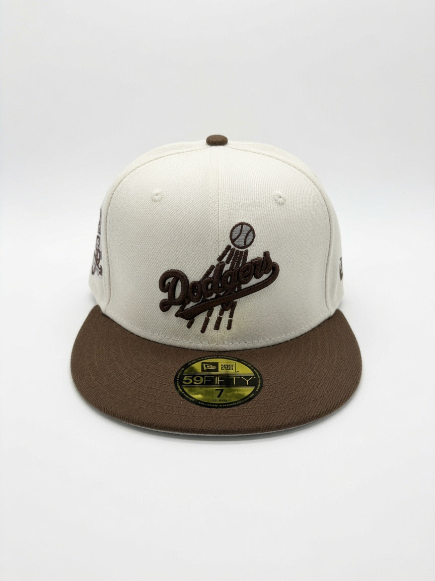 New Era Cerrada Los Ángeles Dodgers Mocha Mousse 59FIFTY