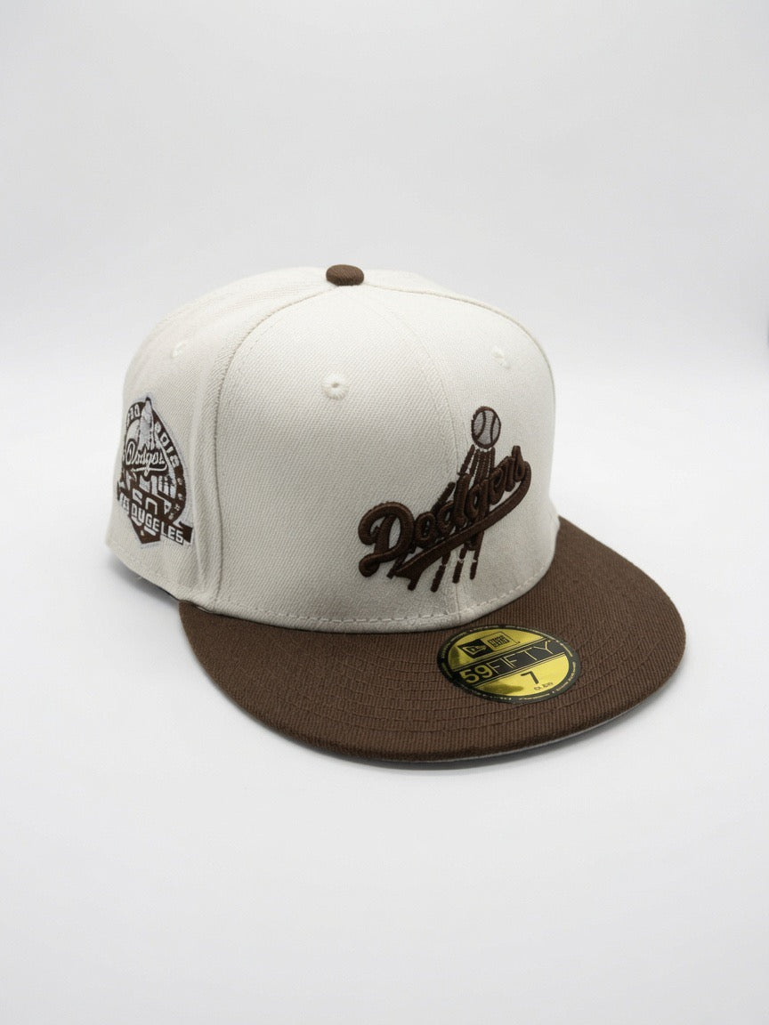 New Era Cerrada Los Ángeles Dodgers Mocha Mousse 59FIFTY