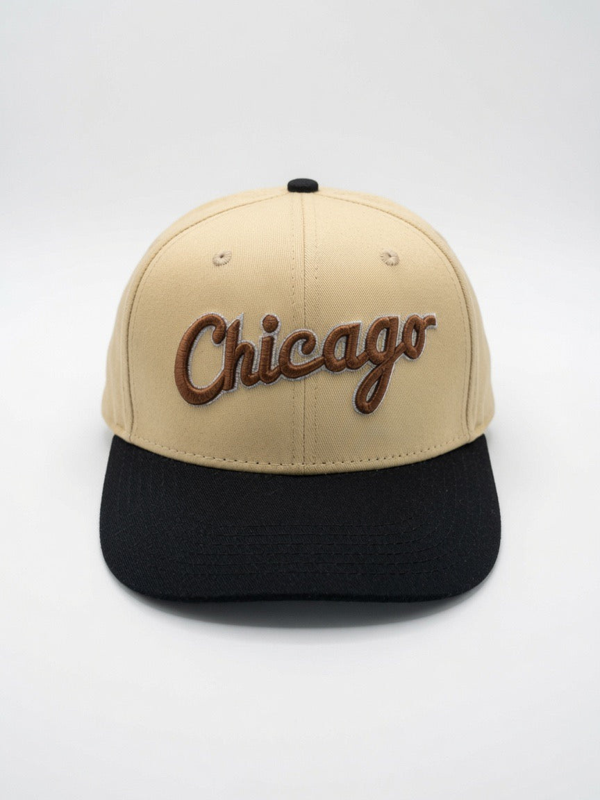 New Era Chicago White Sox Wordmark Mocha Mousse 9FIFTY