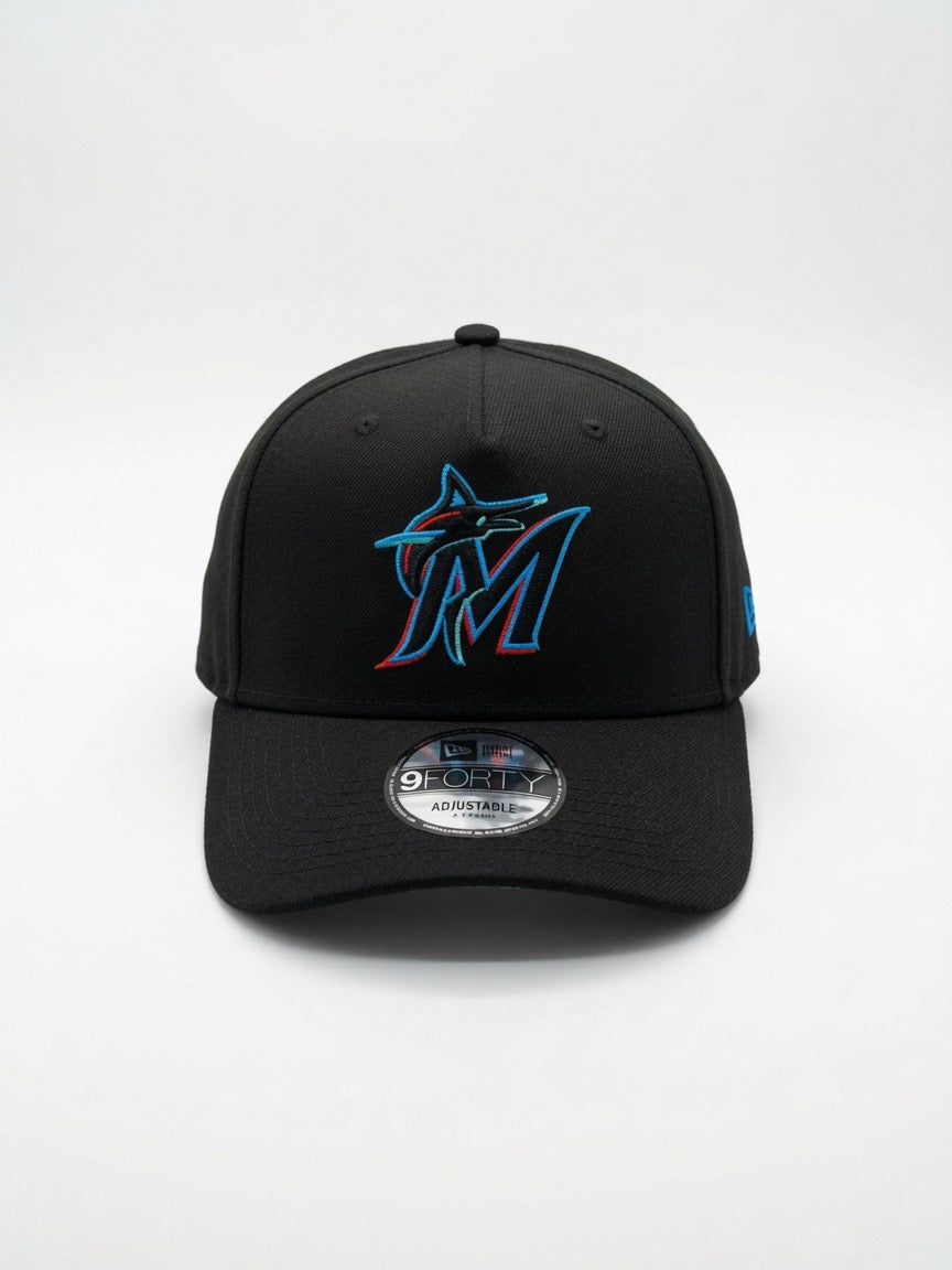 New Era Miami Marlins MLB Team 9FORTY A-Frame