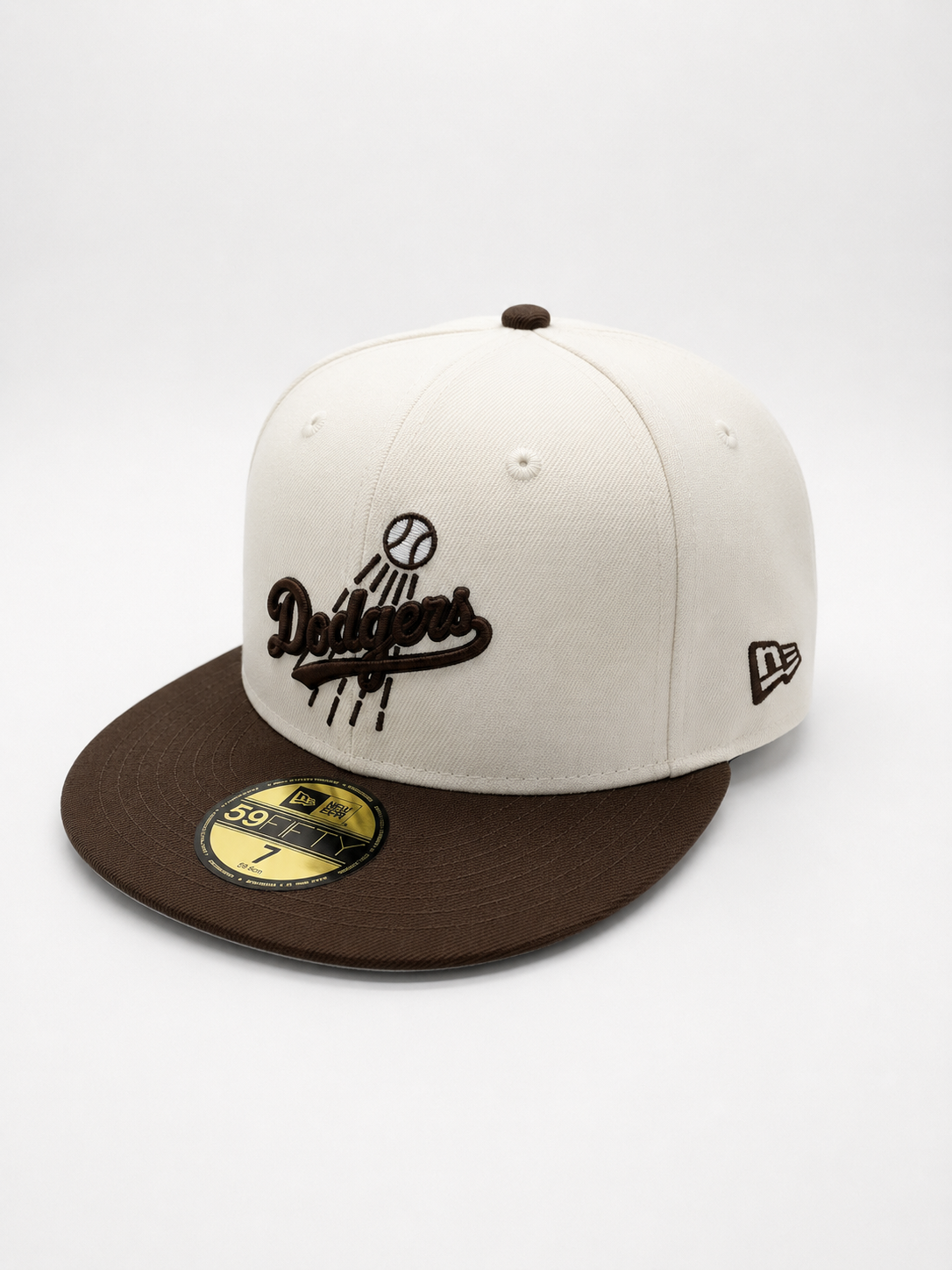 New Era Cerrada Los Ángeles Dodgers Mocha Mousse 59FIFTY